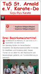 Mobile Screenshot of karate.st-arnold.org